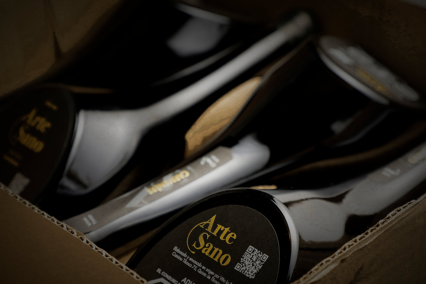 ArteSano Negro Carmenere, Caja Especial 4 unidades. ($33.750 la unidad)